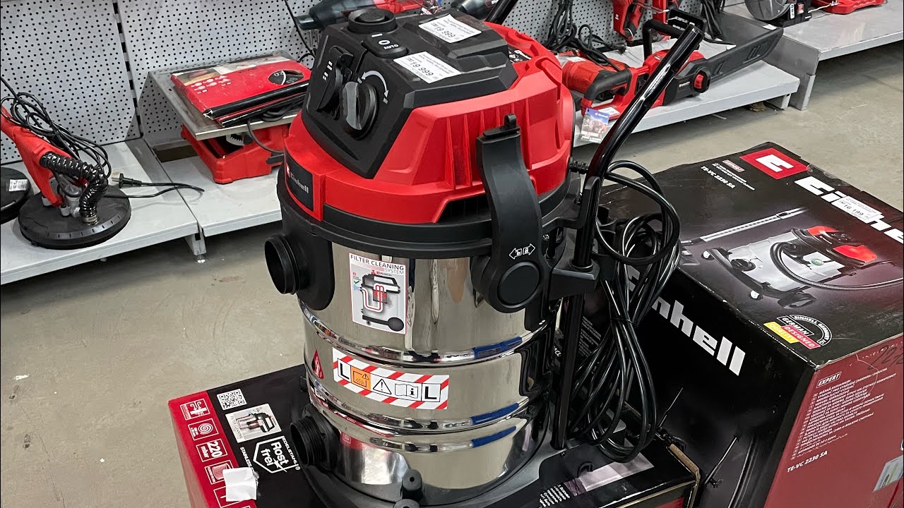 Распаковка строительного пылесоса Einhell TE-VC 2230