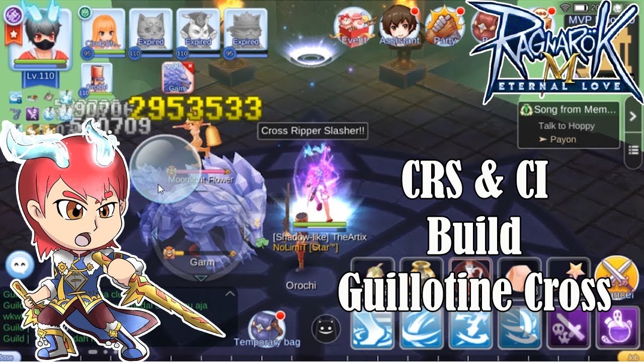 Cross Ripper Slasher & Cross Impact Build Guillotine Cross [Ragnarok Mobile]