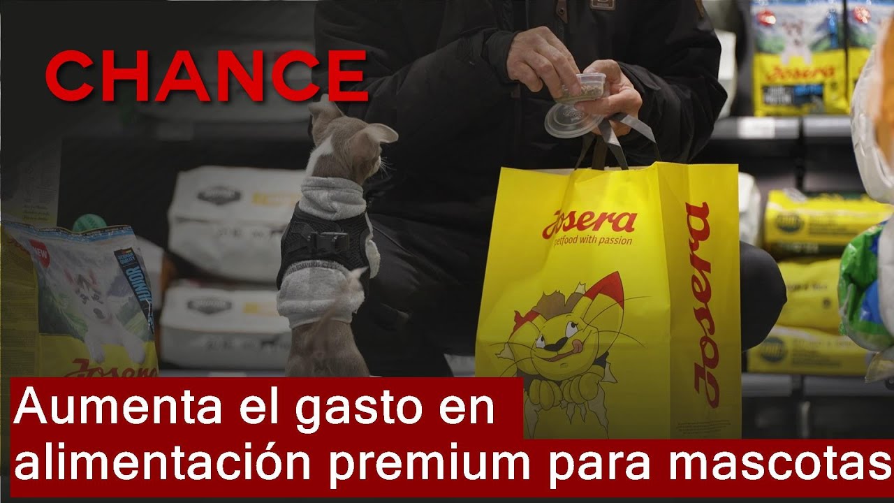 Aumenta el gasto en alimentación premium para mascotas