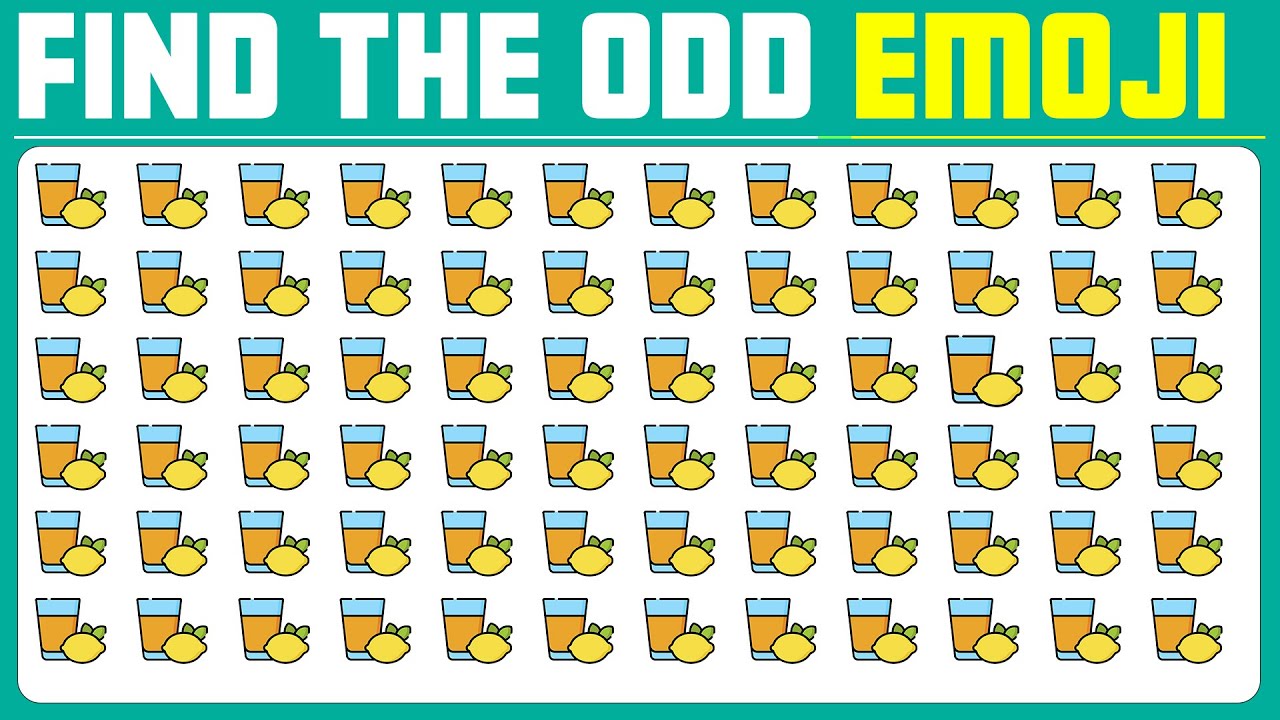 Challenge Your Observation Skills! Can You Find the ODD Food Emoji Out? | Emoji Quiz!  EP:280