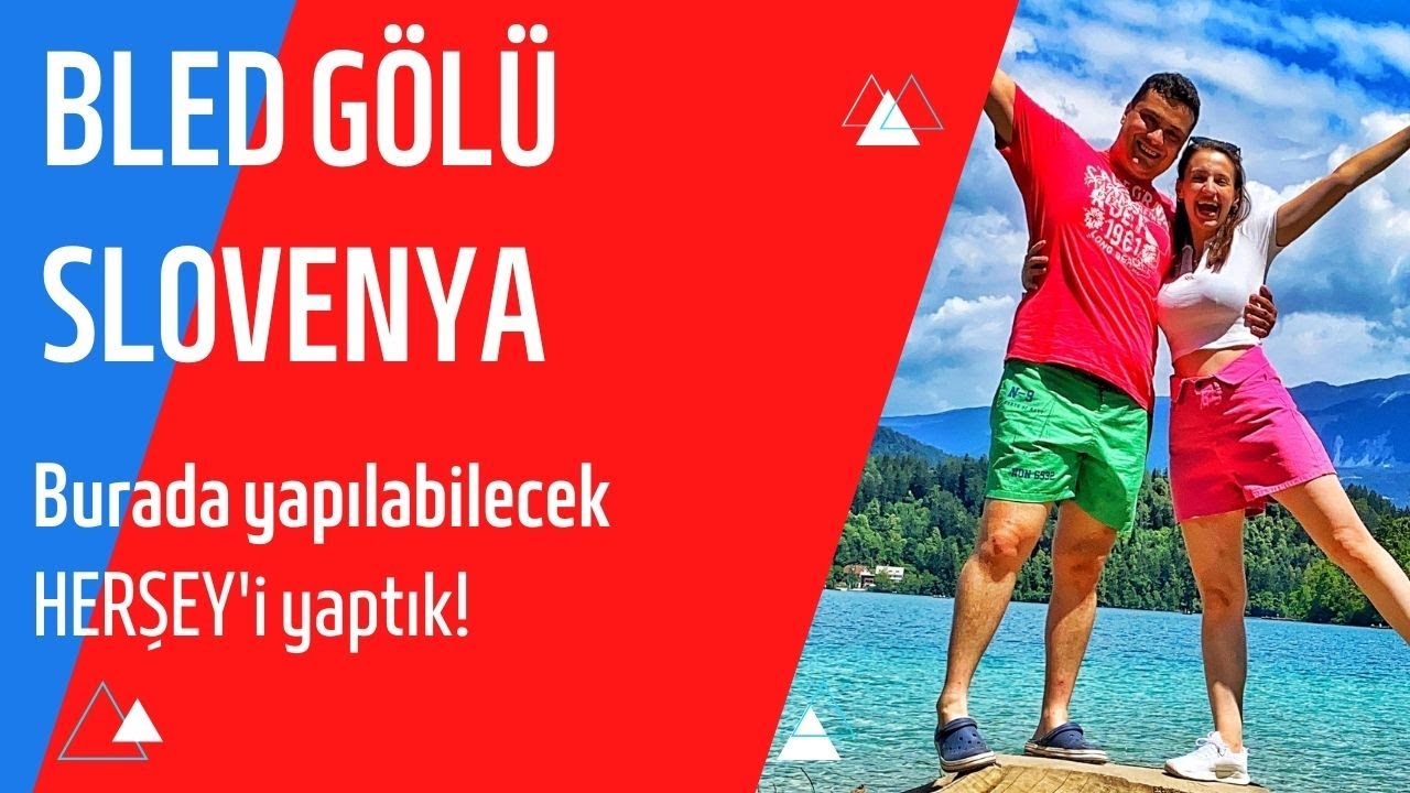 Bled Gölü Slovenya | Göle Girdik! | Kayık Turu | Gökyüzünden Bled!