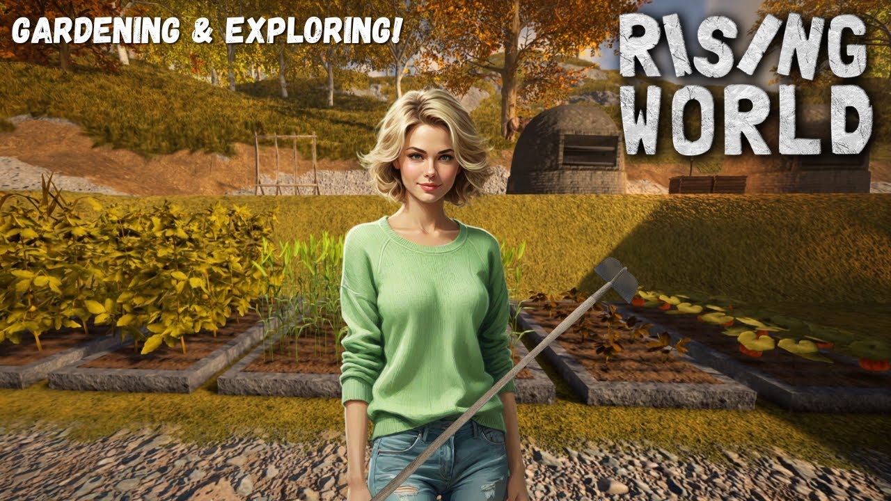 Rising World | S1 | EP15 | Big plans and a functioning garden!