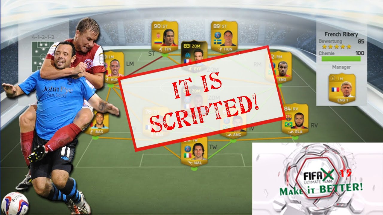 Let's Talk FIFA 14 - ULTIMATE TEAM ONLINE MATCH... IT IS SCRIPTED!