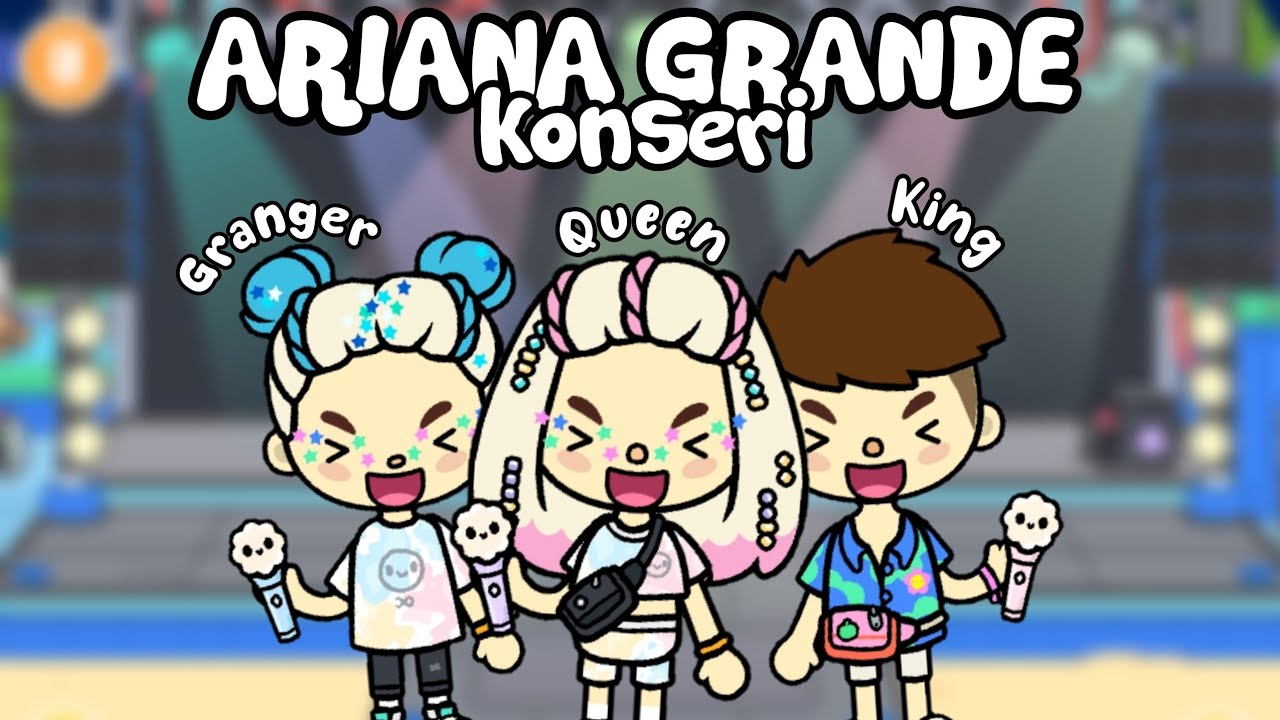 @ArianaGrande konserine giriyoruz!!! - TOCA LİFE WORLD TÜRKÇE - TOCA LİFE QUEEN