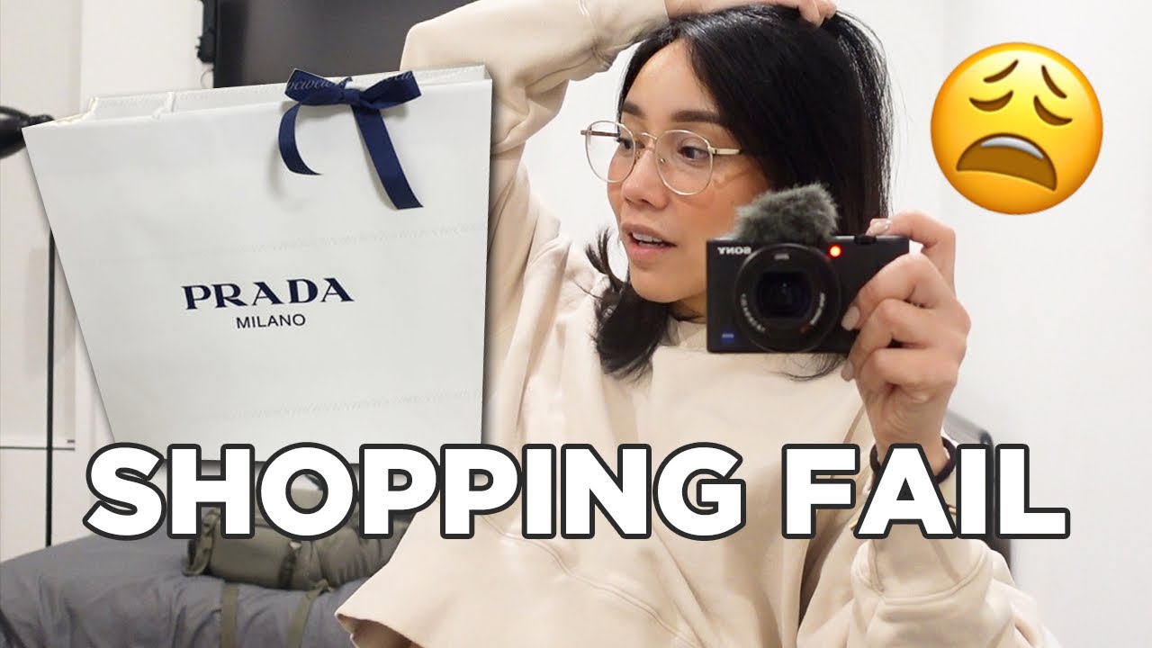 vlog | prada shopping fail, traveling for work, met up with friends in chicago