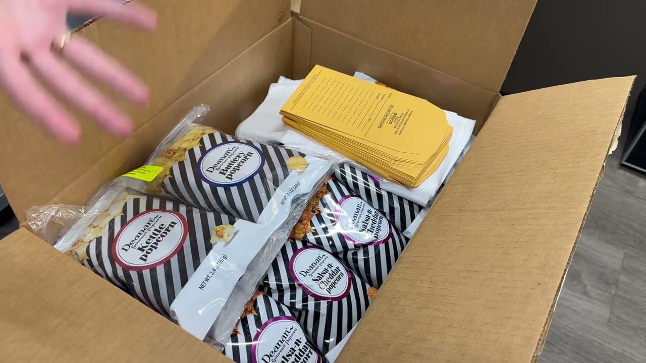 What To Expect When You Receive Your Deanan© Gourmet Popcorn  Fundraising Shipment