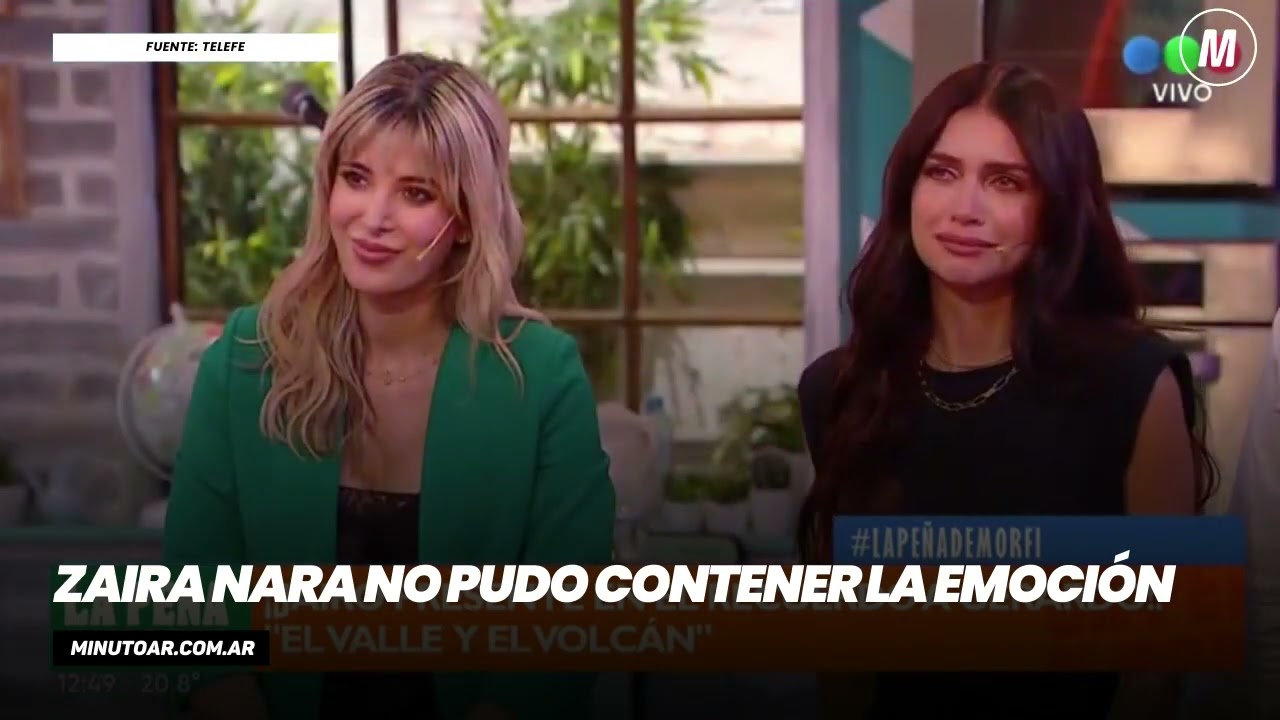 Zaira Nara se quebró en vivo - Minuto Argentina