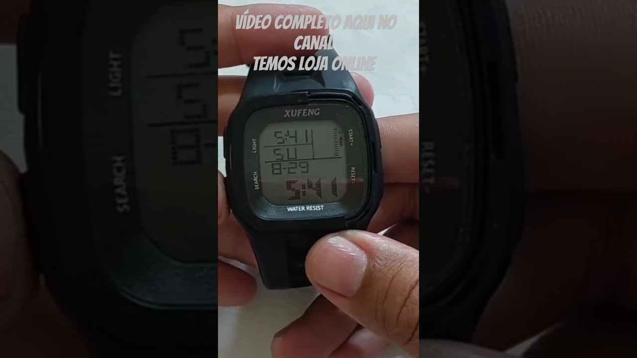 COMO AJUSTAR AS FUN&Ccedil;&Otilde;ES DO REL&Oacute;GIO XUFENG ? #shorts #youtube #relogios