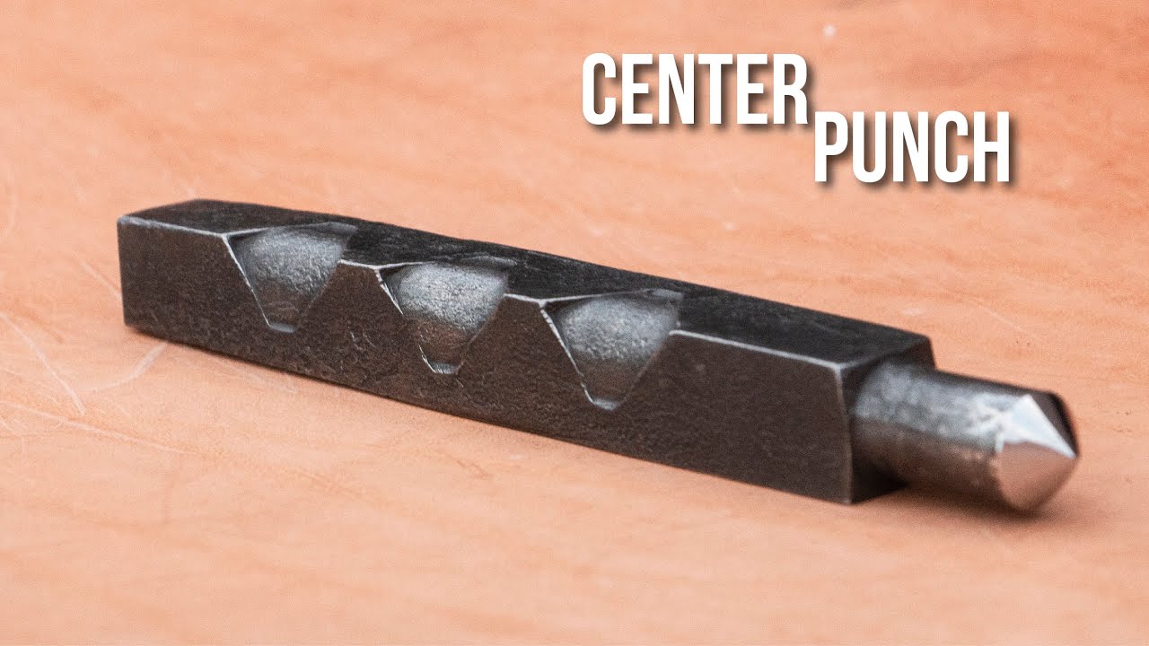 Forging CENTER PUNCH From COIL SPRING
