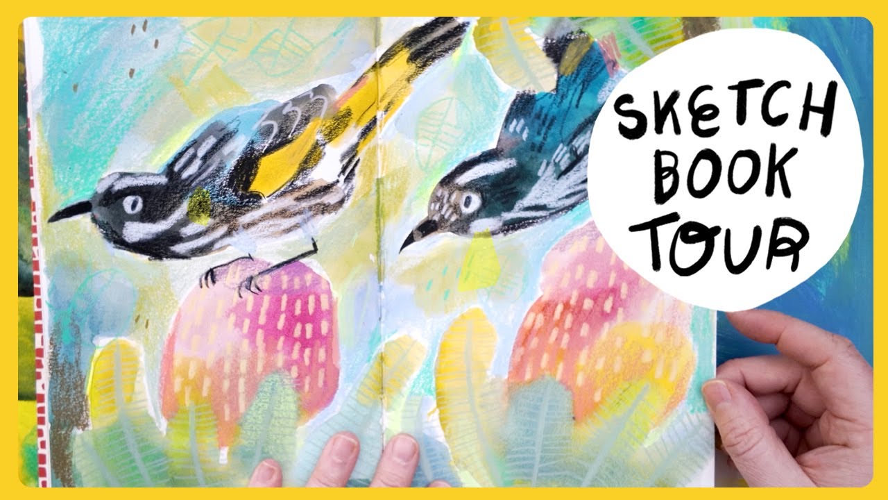 I drew so much this month! January sketchbook tour