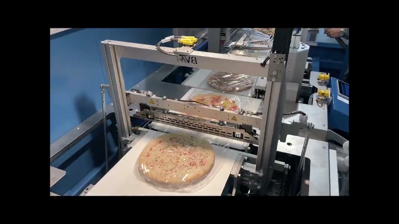 BVM Folienverpackungsmaschine Genius 5015 - für die Lebensmittelindustrie (Tiefkühlpizza)