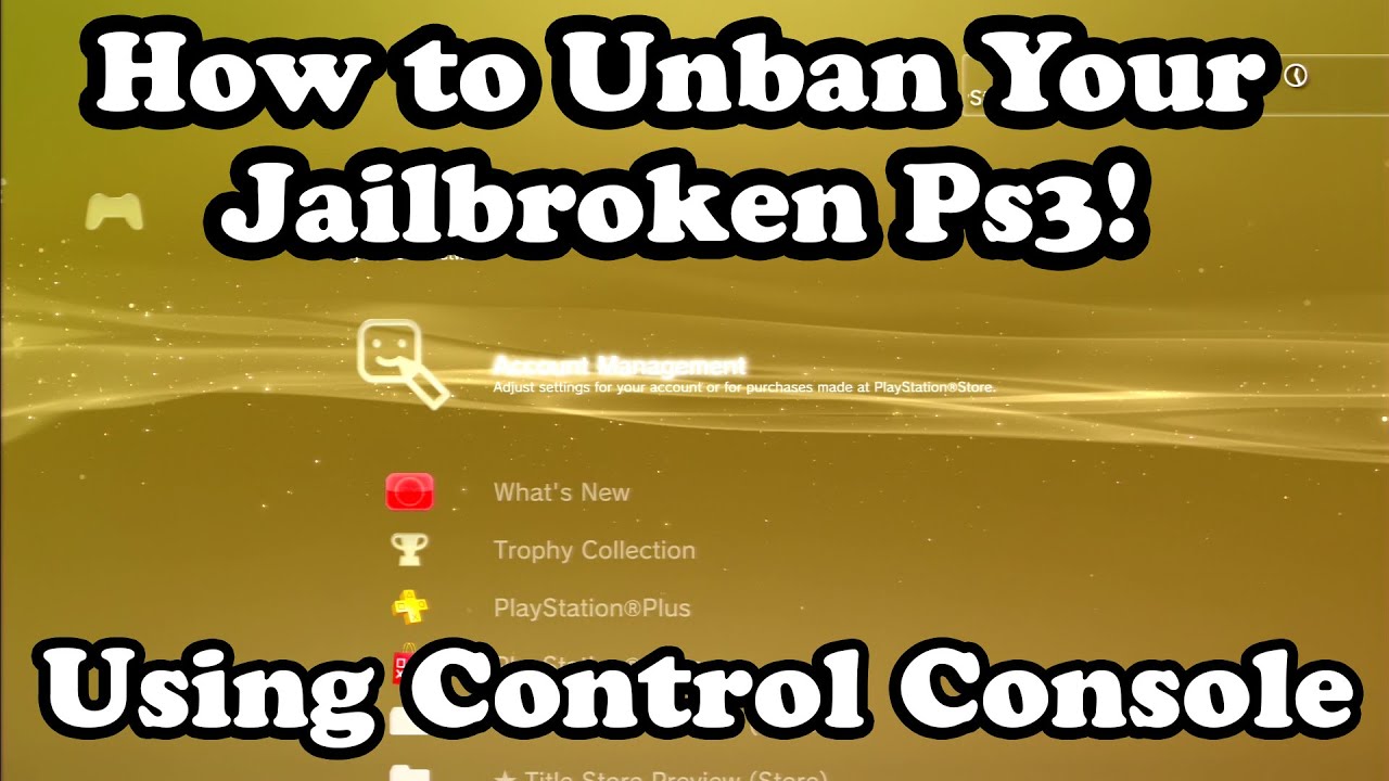 How To Unban your Ps3 / Add new Console Id with Console Manager