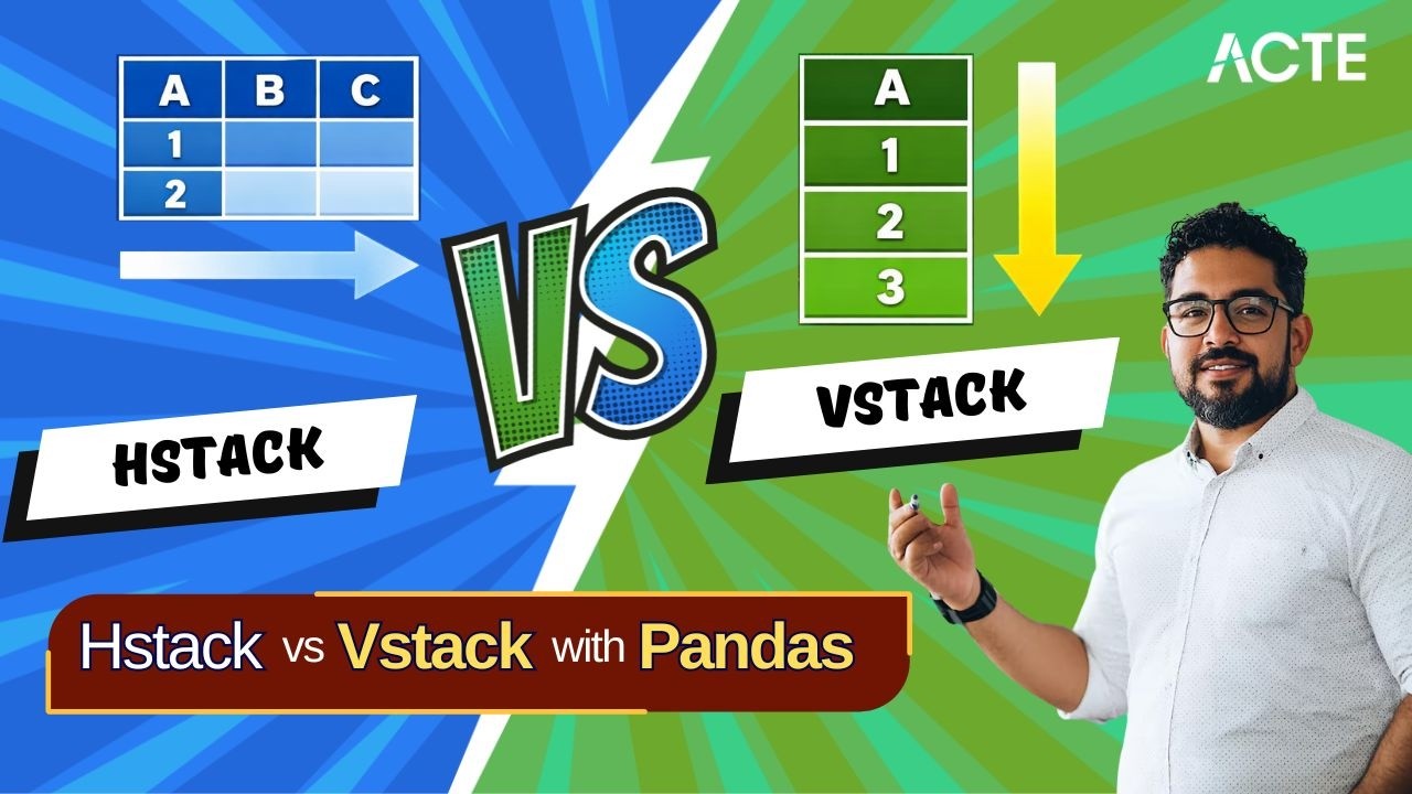 Understanding HStack vs VStack in Pandas | Simple Horizontal and Vertical Stacking Tutorial