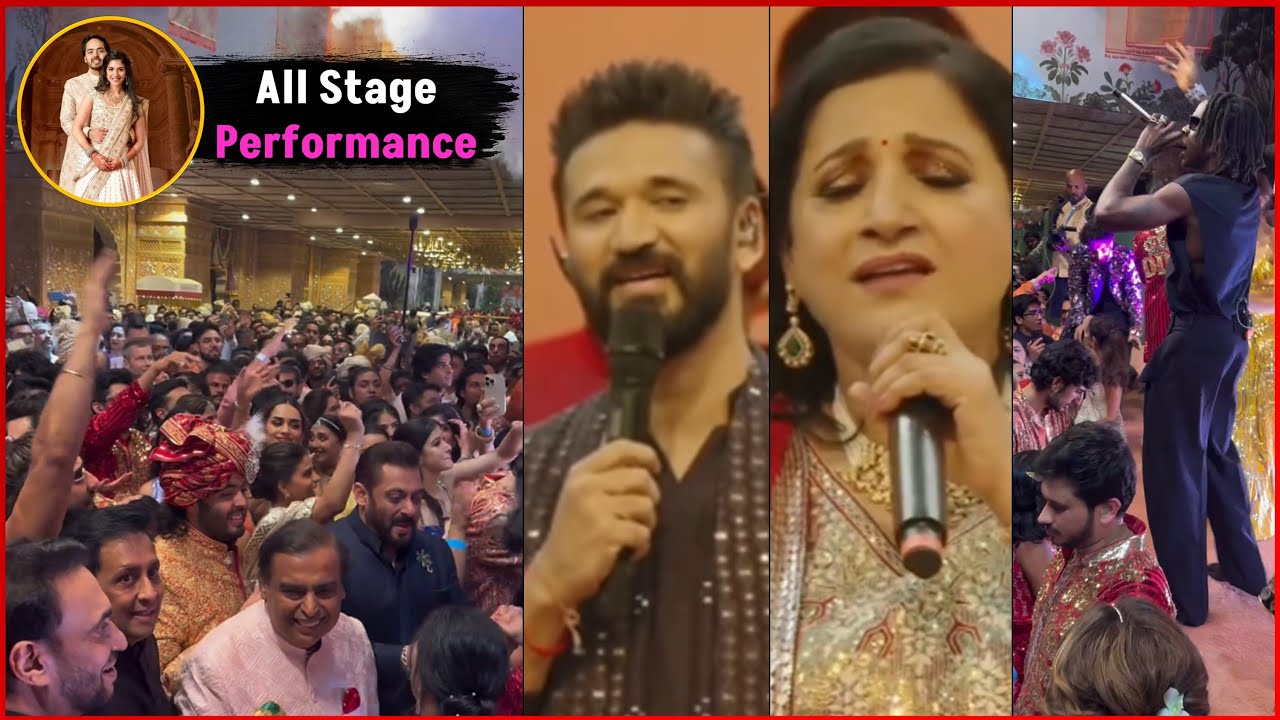 Anant Ambani's Wedding All Stage Performance Full Video | Anant-Radhika Wedding
