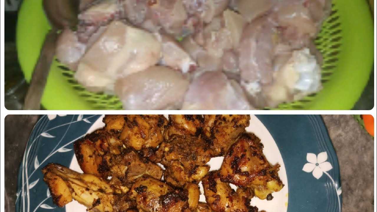 aj nani ke kitchen main basant ke lie bane mazedar se naye style main chicken teeqa 😋🍢