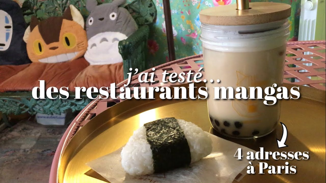 J’AI TESTÉ… des RESTOS MANGAS à PARIS (Boken, Renard Café, Extra Life, Gomu) 🍜