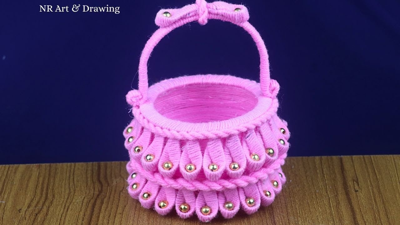 Eco-Friendly Organizers You Can Make at Home | Woolen Art & Craft Ideas