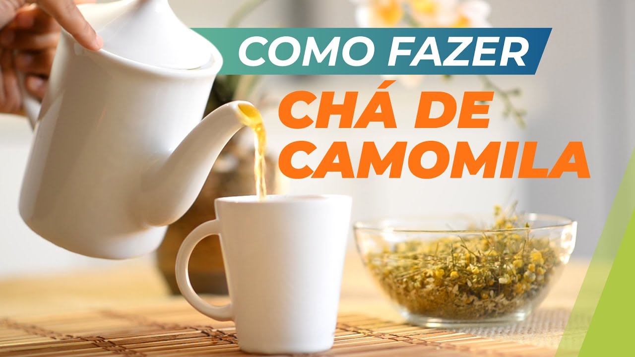 Como fazer ch&aacute; de camomila
