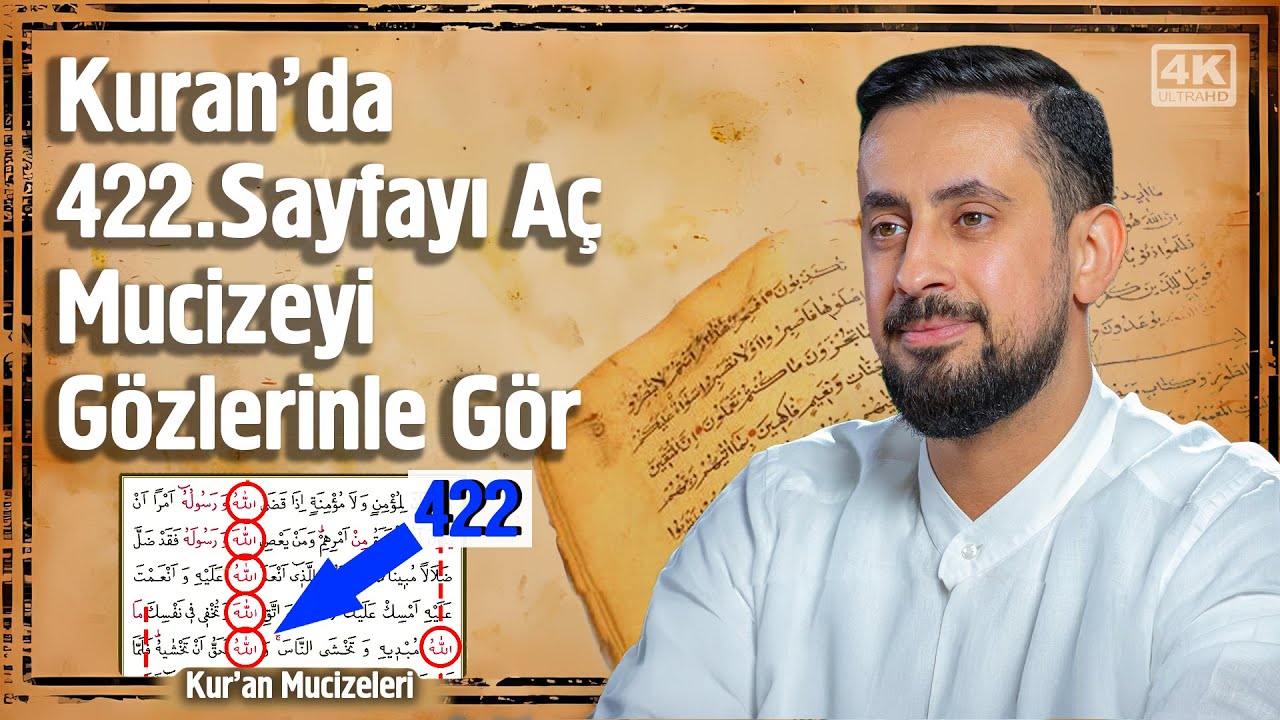 Kuran'da 422. Sayfayı Aç Mucizeyi Gözlerinle Gör - Tevafuk Mucizesi | Mehmet Yıldız @hayalhanem