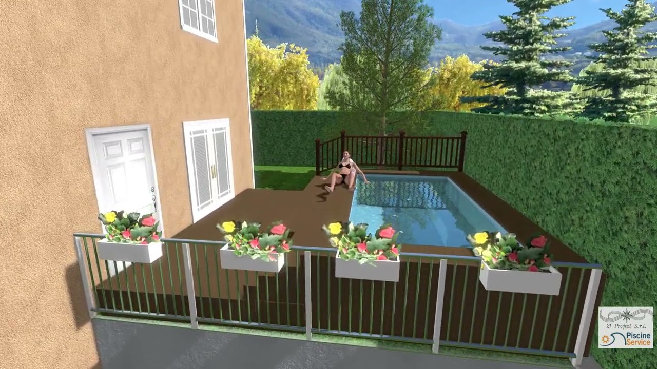 PISCINA SUL TERRAZZO SOPRA GARAGES