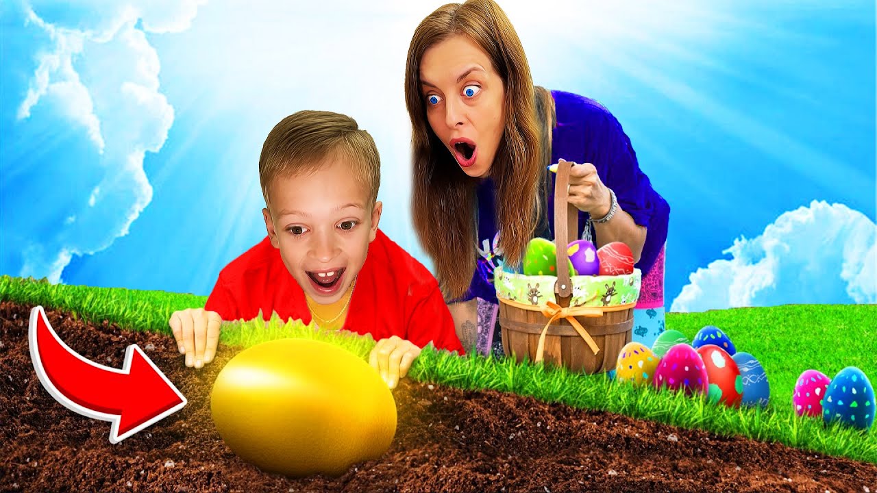 🐇 VÂNĂTOAREA de OUĂ de PAȘTE 🐣 CINE Găsește OUL de AUR 🥚