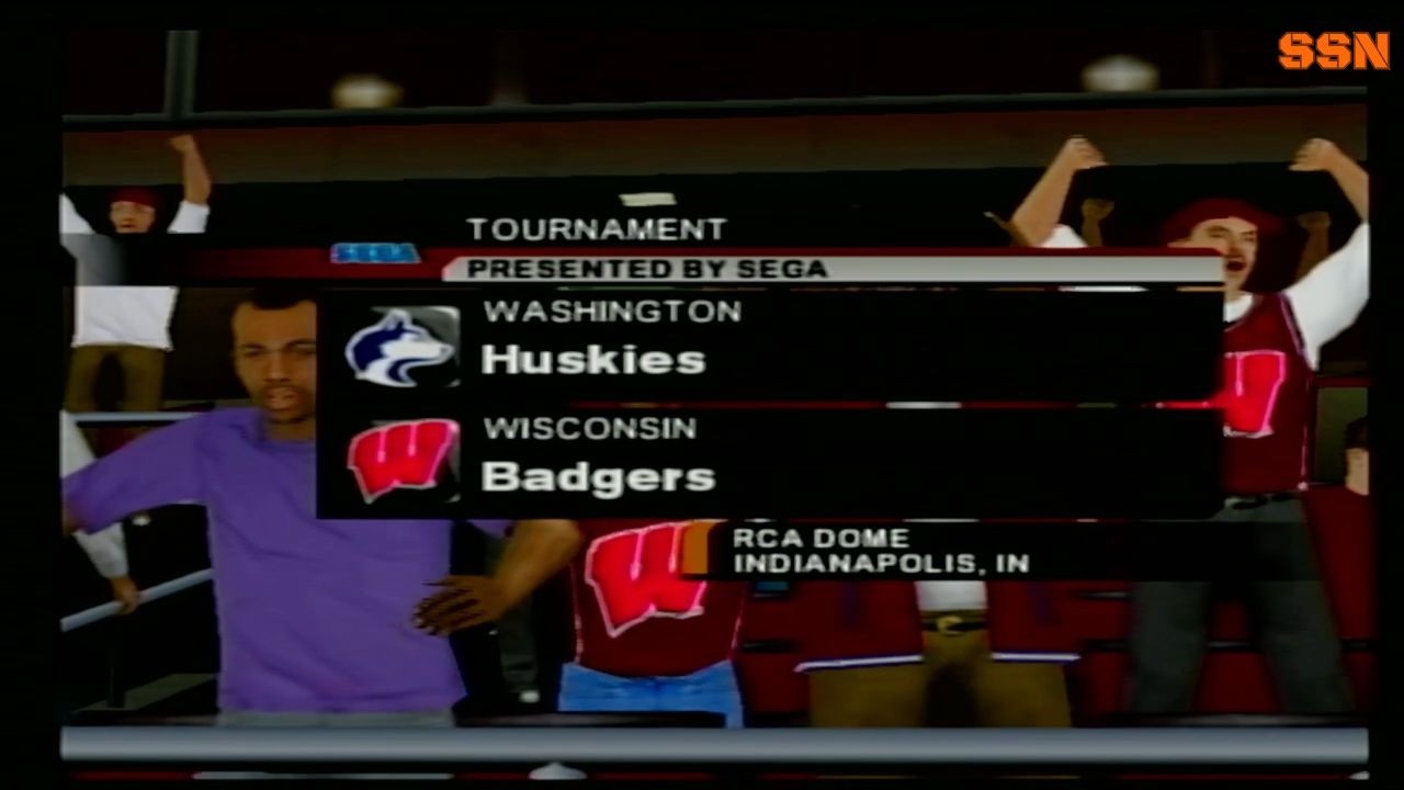 College Hoops 2K5 March Madness- 6 Washington Huskies vs 3 Wisconsin Badgers