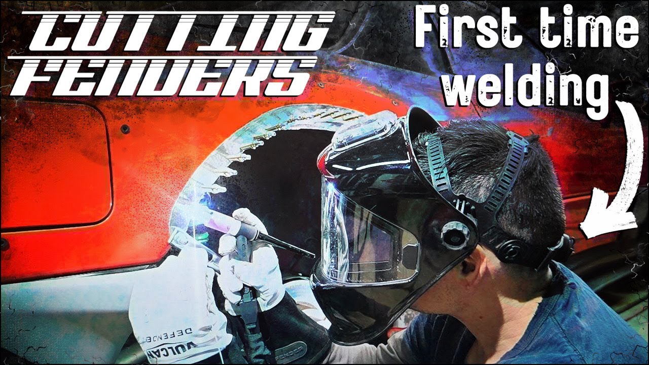 Cutting and welding the fenders on my Widebody 3000gt VR4
