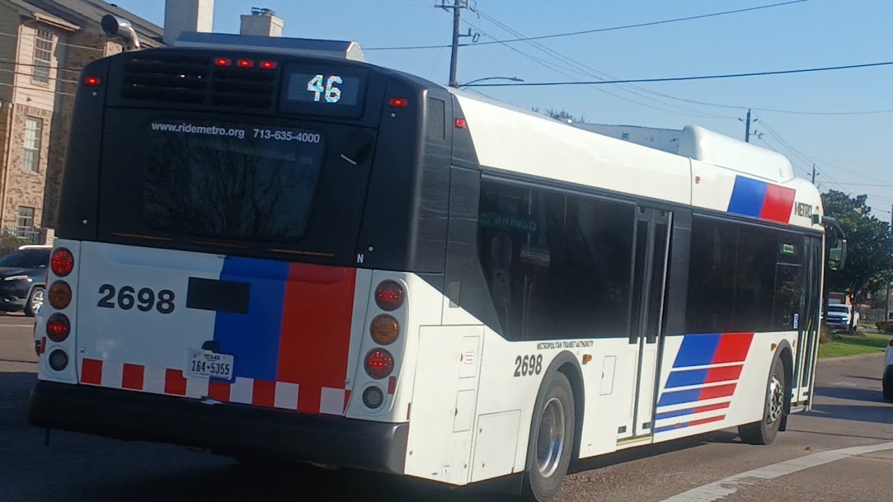 Houston Metro Ride: 46 Gessner: From Memorial City: To Gustine Lane: 2025 XD40: #2698