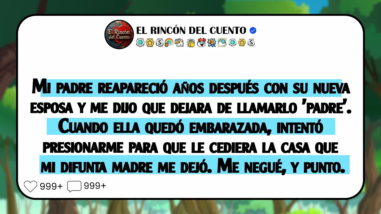 Mi padre reapareció años después con su nueva esposa y me dijo que dejara de llamarlo papá.