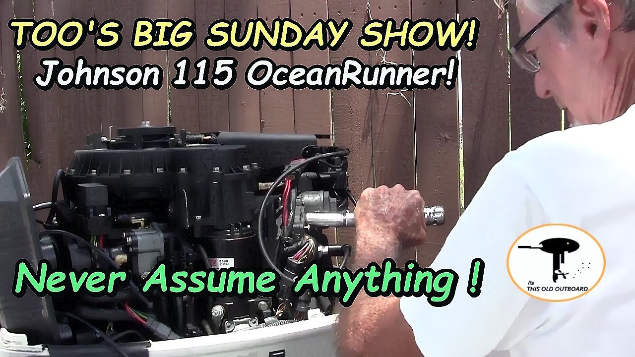 97 Johnson 115 OceanRunner - I Must Be Dreaming? THIS OLD OUTBOARD