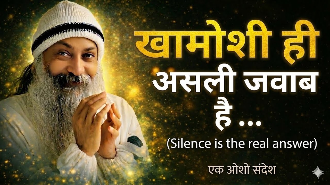 OSHO - खामोशी की ताकत | जो शब्द कभी नहीं कह सकते | Osho Hindi Speech 