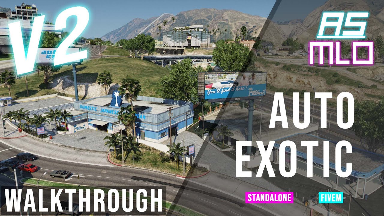 WALKTHROUGH GTA V Interior: Auto Exotic | AS MLO