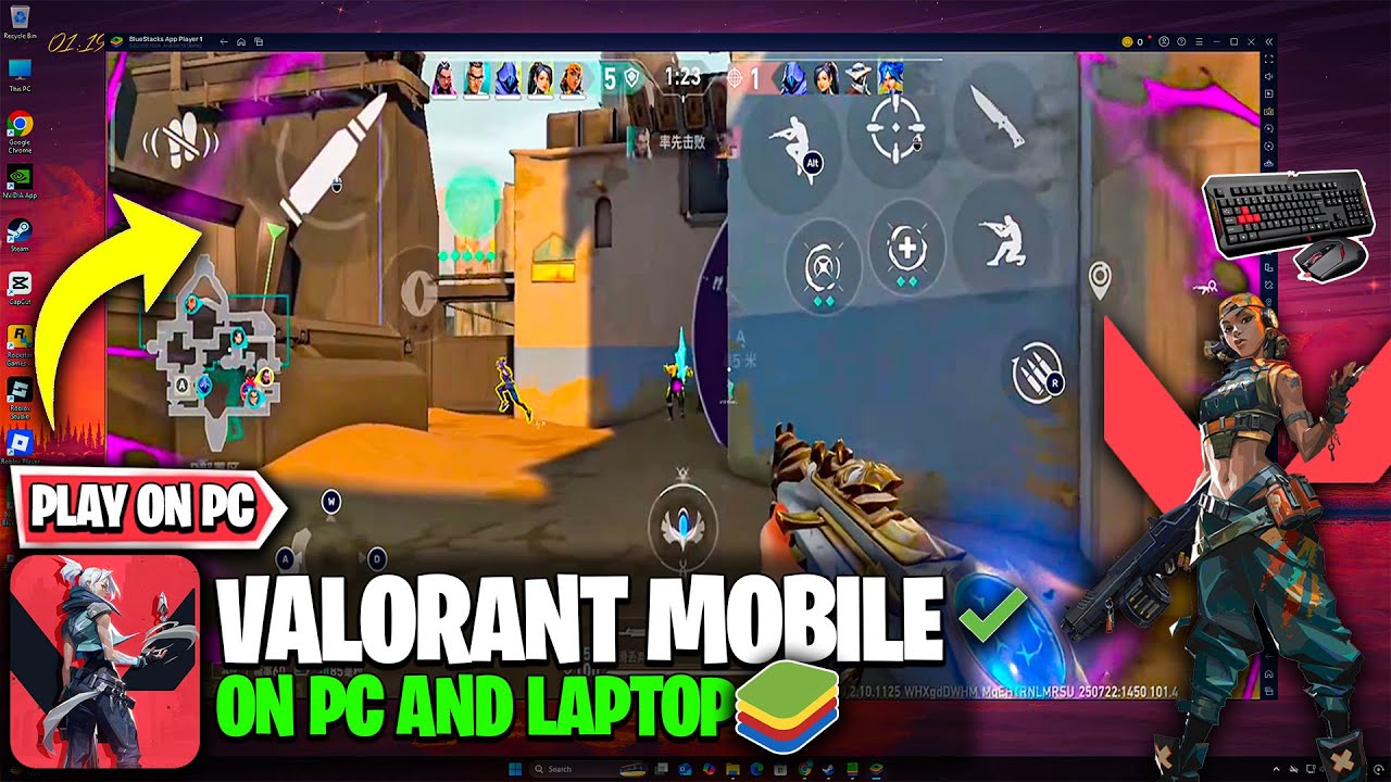 How to Download & Play Valorant Mobile on PC✅ Easy and Simple 🔥