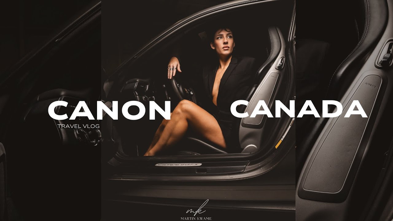 I did a photoshoot with beautiful models and planes at the Canon Creative lab  || Canon Canada