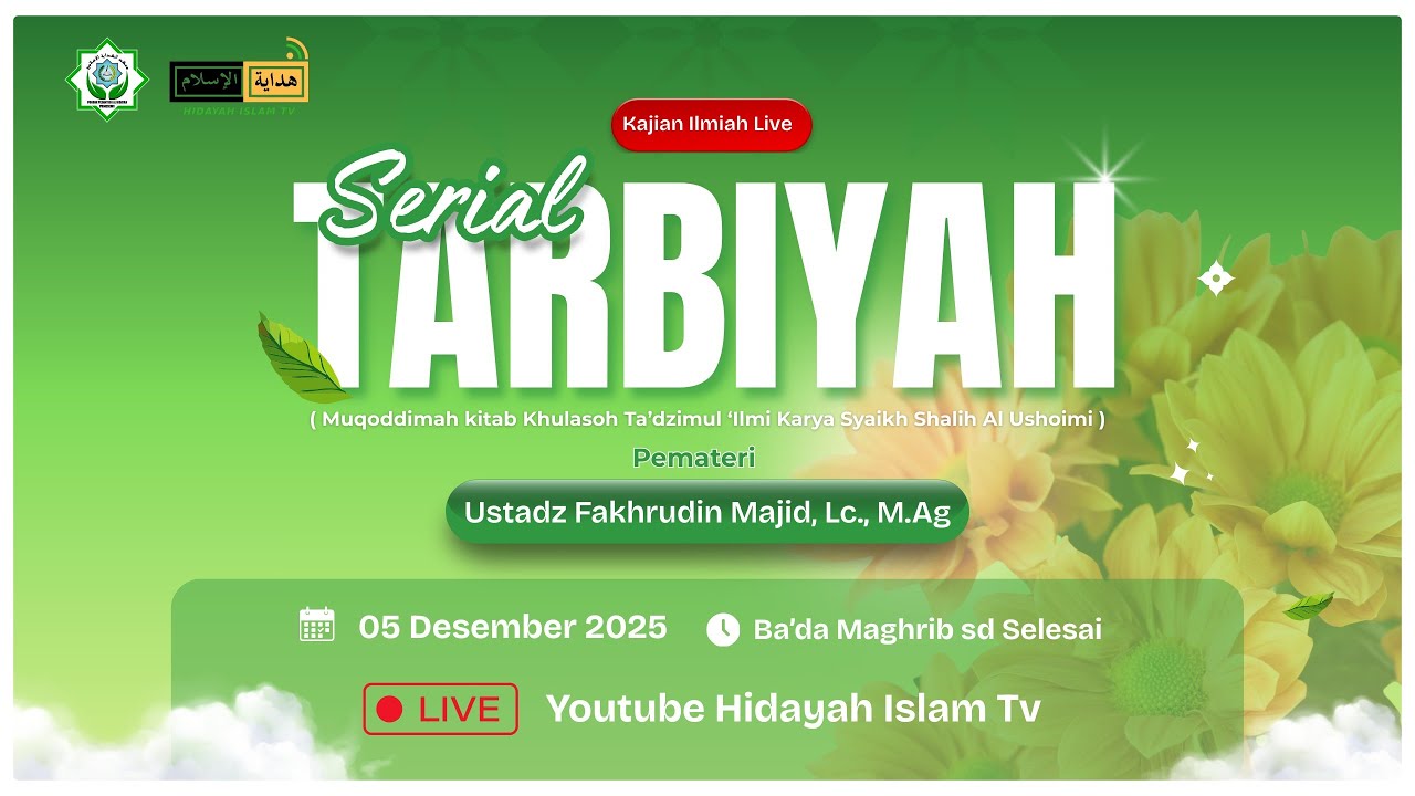 Serial TarbiyahMuqoddimah Kitab Ta'dzimul 'Ilmi  ( Karya Syaikh Shalil Al Ushoimi)