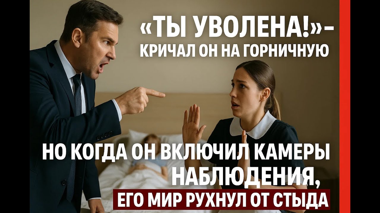 «Убирайся!» — приказал он горничной, но запись с камер раскрыла тайну, изменившую жизнь его семьи