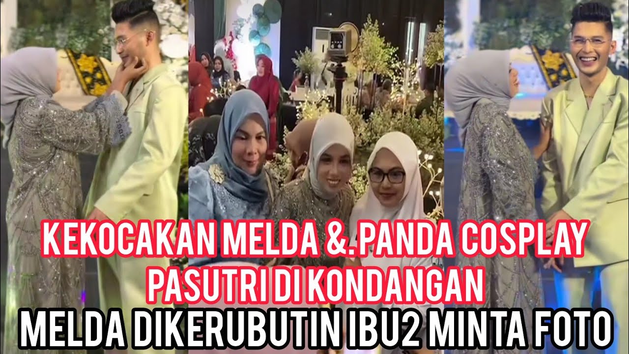 MELDA SAFITRI & PANDA BIKIN GEBRAKAN BARU VIBES PASANGAN ROMANTIS DI ACARA WEDDING MODEL KAK SHELLA