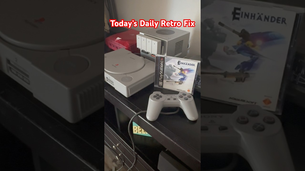 Daily Retro Fix: Einhander PS1 #einhander #sony #ps1 #retro #flight #action #hiddengems #shmup