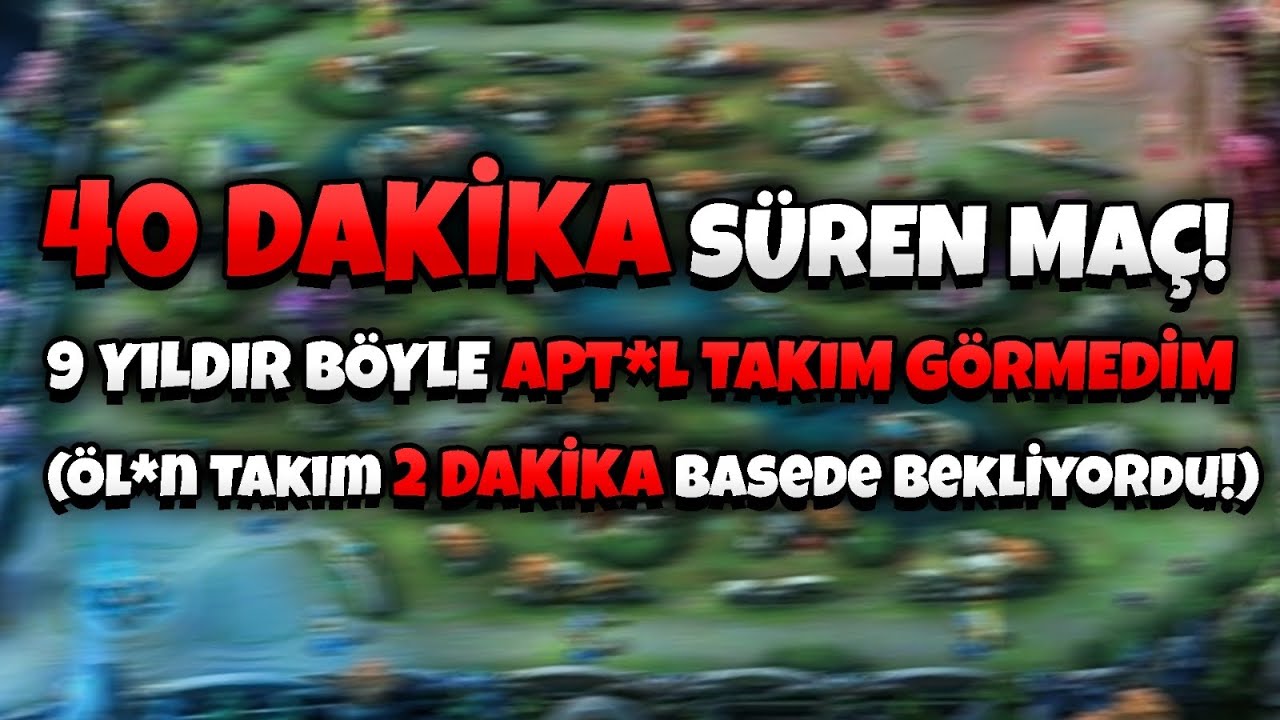 (IMDb:9.9) 40 DAKİKA SÜREN TEK MAÇ! - GERİLİM FİLMİ GİBİ HAYATIMIN EN SİNİRLİ OYUNU - Mobile Legends