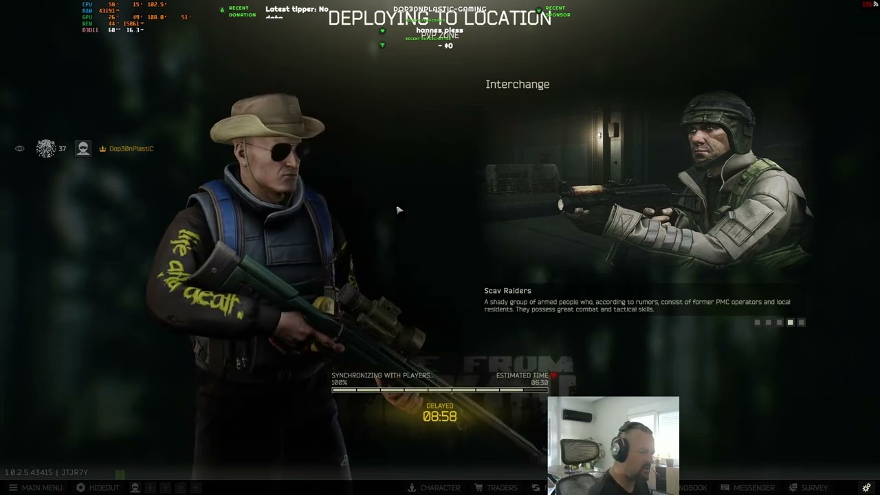 #Dop30nPlastic @ #Gaming #EFT #Tarkov #PVP #Extraction-Shooter