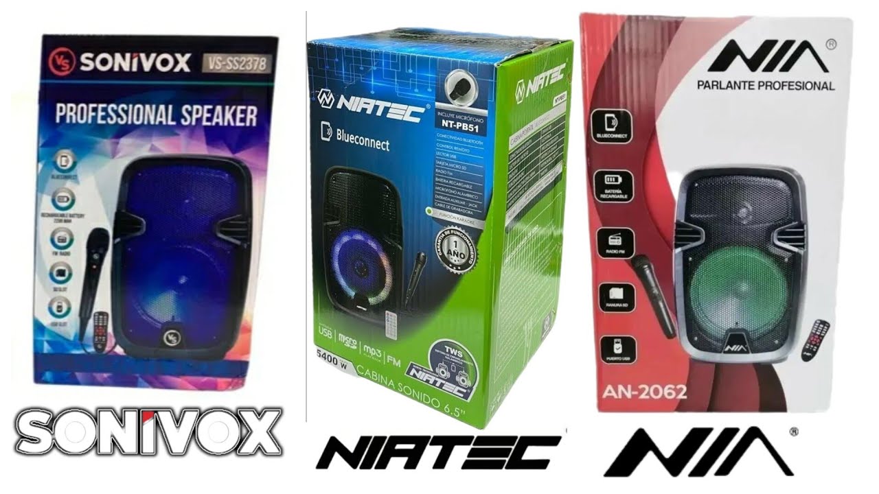 Cual es la mejor cabina de sonido? puse a Prueba 3 marcas Niatec Sonivox y NIA- mira el resultado