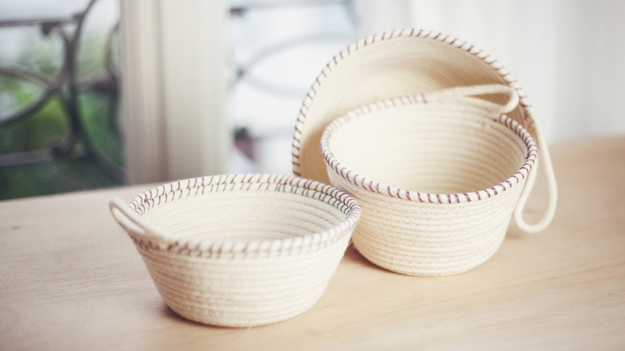 DIY Rope Baskets // DIY Paniers à corde