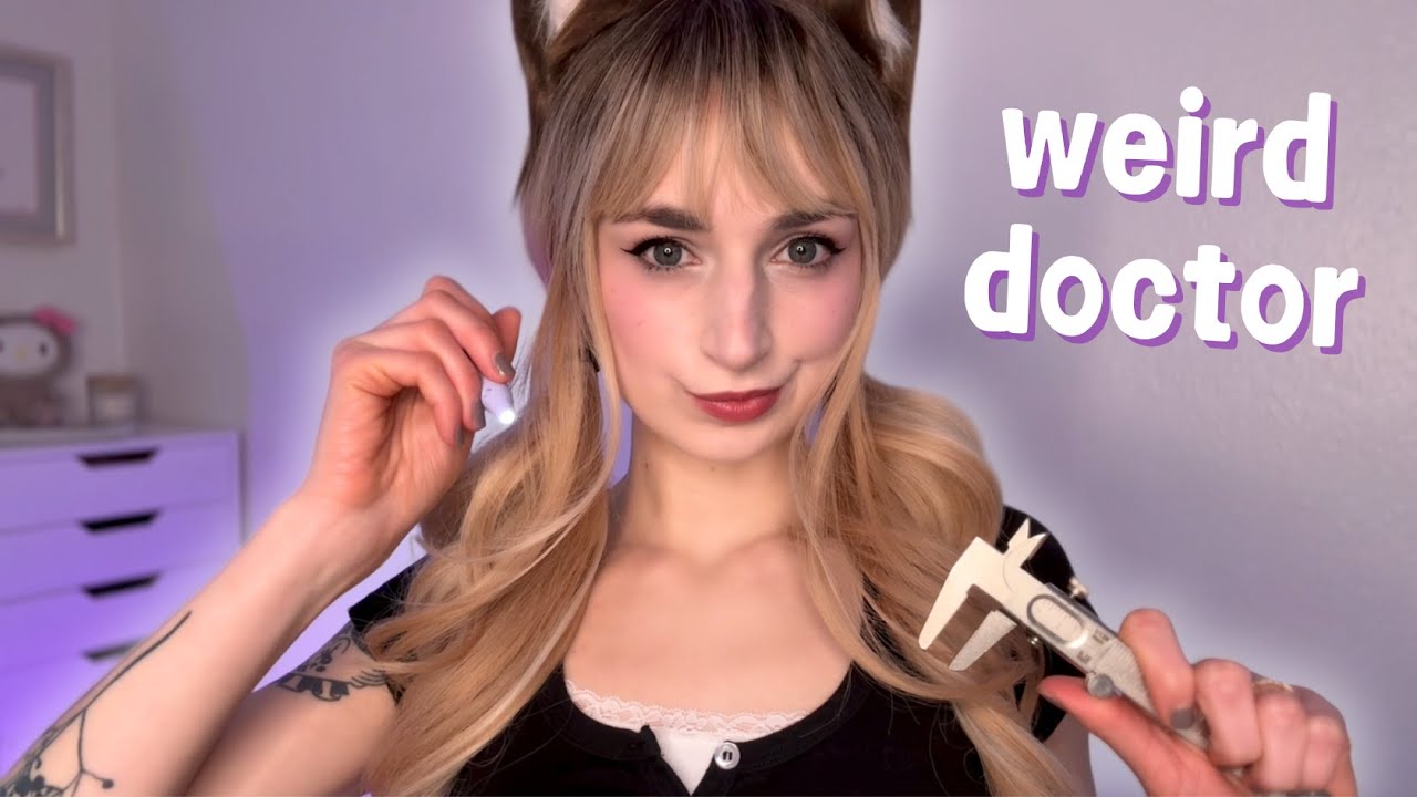 ASMR Doctor With Zero Boundaries Does Your Face Exam 😝