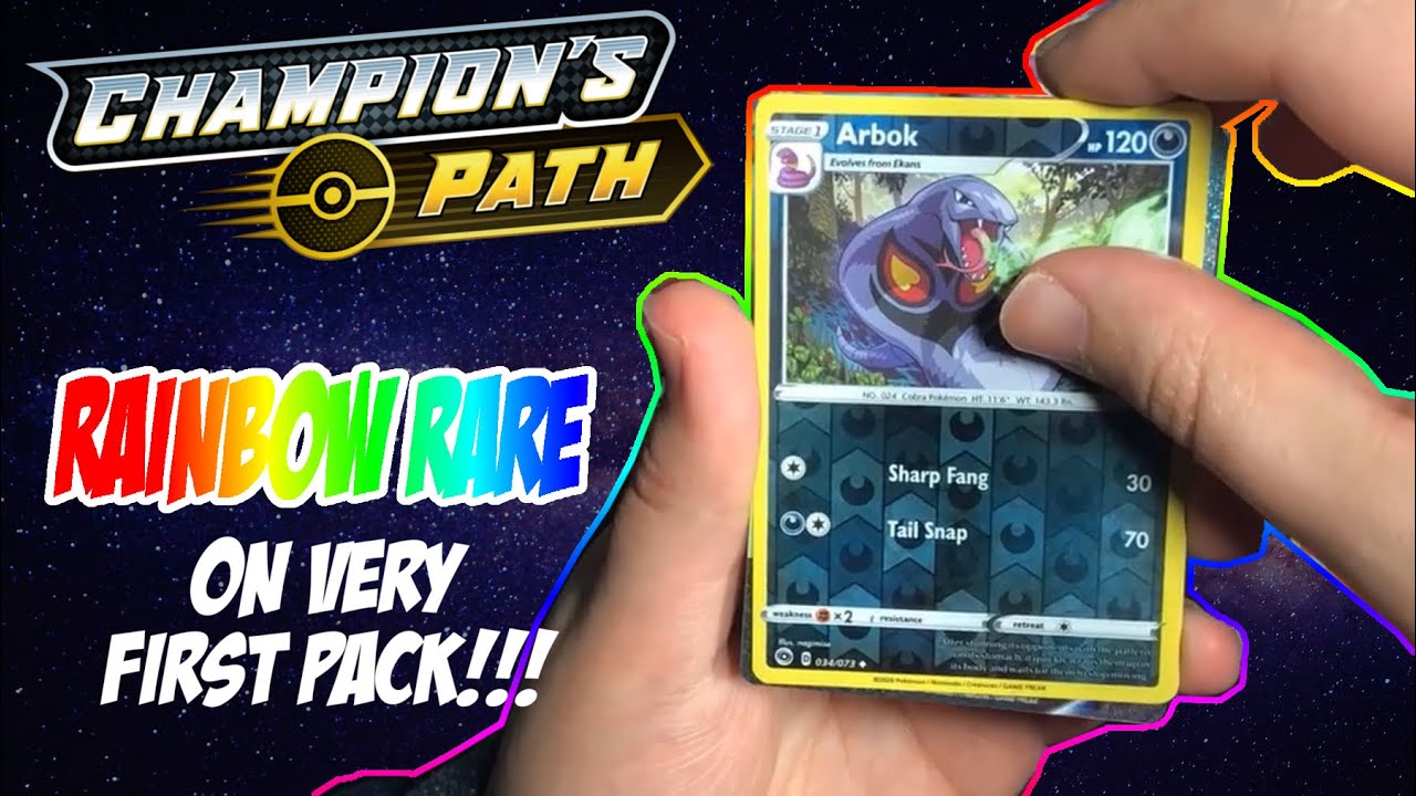 Beginner's Luck!!! Opening Pokemon Champion's Path Dubwool V and Hatterene V box