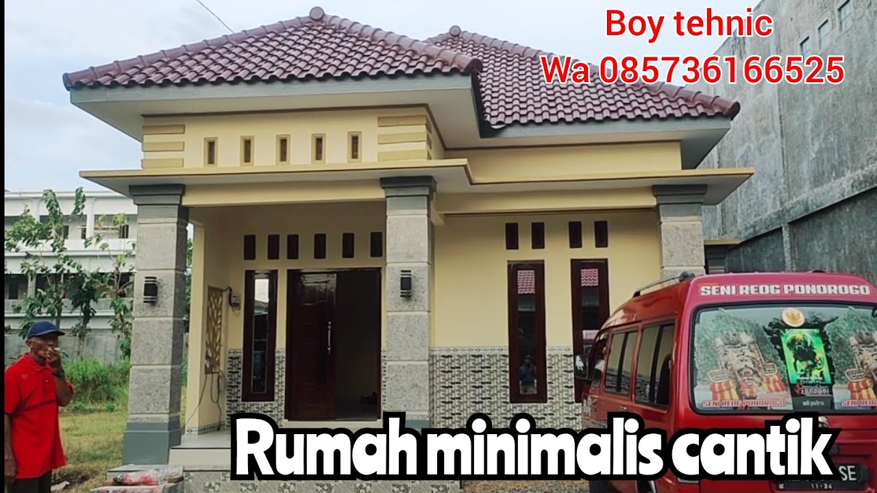 RUMAH CANTIK LUAR DALAM 6,5X14 ADA TERAS SAMPING