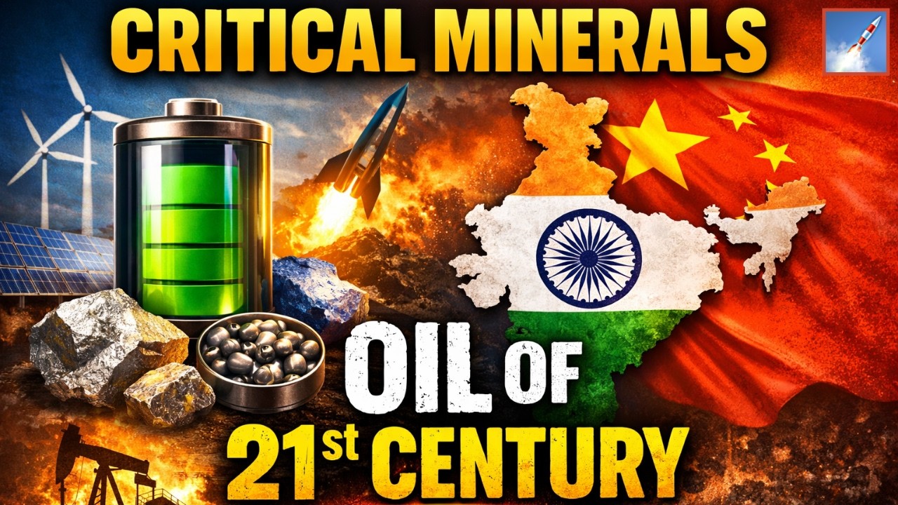 Critical Minerals Explained for UPSC 2026 | GS 3 Current Affairs | By Thalaiva