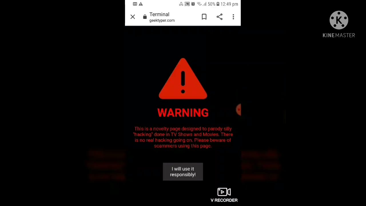 Geek typer.com / mobile fake hacking.