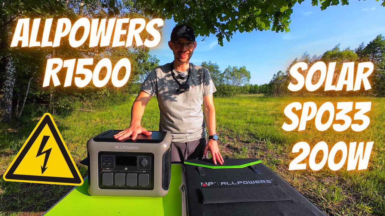 Stacja zasilania ALLPOWERS R1500 + Panel solarny 200W SP033 - recenzja i wykorzystanie