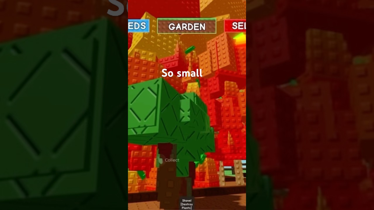 I got the smallest tree ever #smalltree #growagarden #roblox