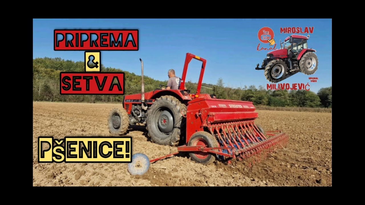 Priprema i setva pšenice sa IMT 549 DV